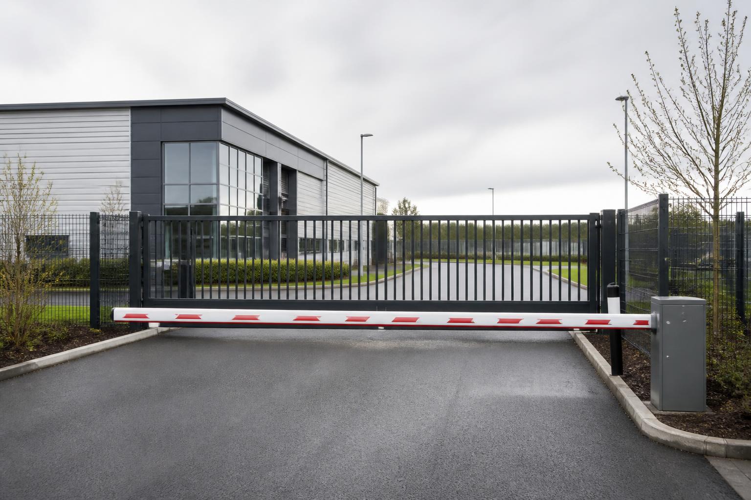 Automatic gate, vehicle barrier and perimeter security fencing